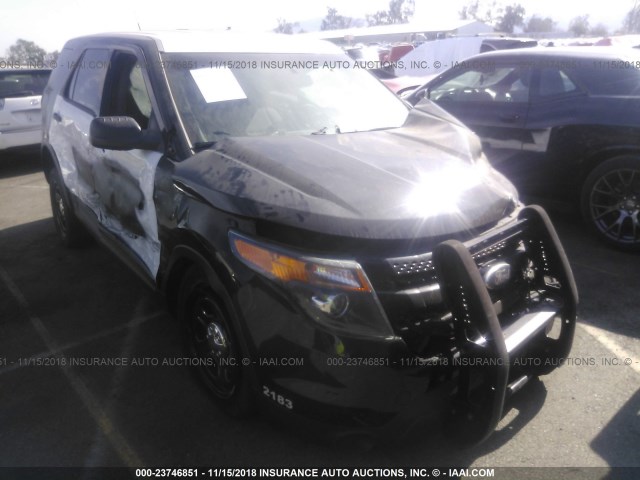 1FM5K8AR6FGC67120 - 2015 FORD EXPLORER POLICE INTERCEPTOR BLACK photo 1