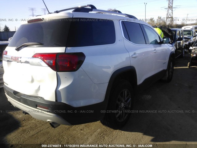 1GKKNMLSXHZ185281 - 2017 GMC ACADIA SLT-1 WHITE photo 4