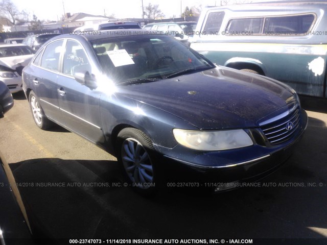 KMHFC46FX6A059446 - 2006 HYUNDAI AZERA SE/LIMITED BLUE photo 1