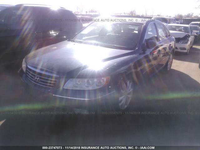 KMHFC46FX6A059446 - 2006 HYUNDAI AZERA SE/LIMITED BLUE photo 2