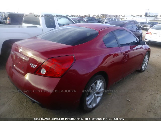 1N4BL24E19C138018 - 2009 NISSAN ALTIMA 3.5SE RED photo 4