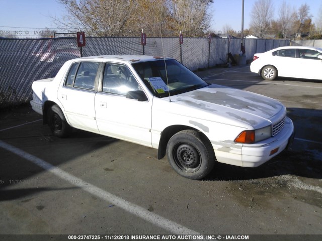 1P3AA46KXRF324049 - 1994 PLYMOUTH ACCLAIM WHITE photo 1