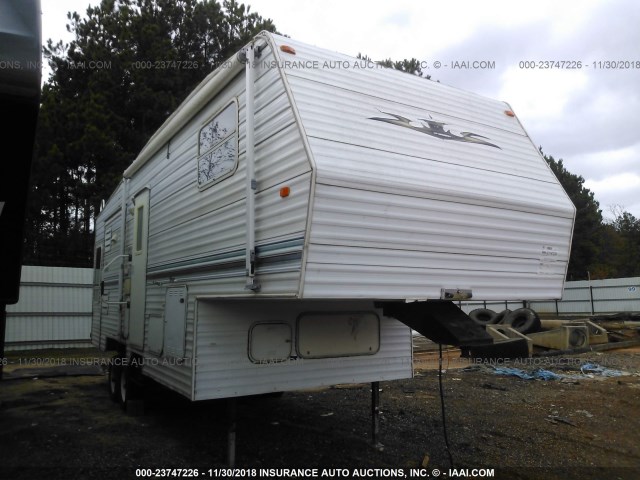 1SN300L271D000669 - 2001 NOMAD CAMPER FIFTH WHEEL  WHITE photo 1