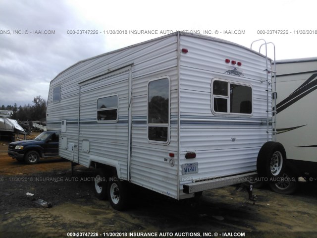 1SN300L271D000669 - 2001 NOMAD CAMPER FIFTH WHEEL  WHITE photo 3