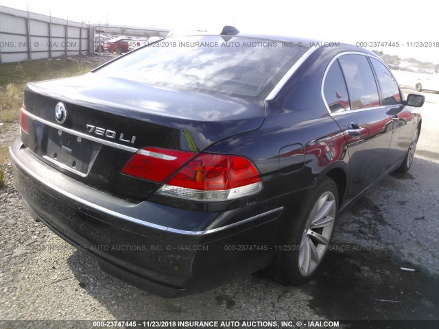 WBAHN83537DT67078 - 2007 BMW 750 BLACK photo 4