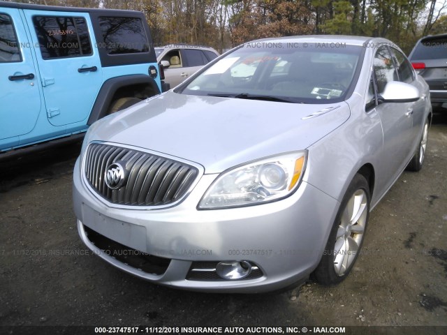 1G4PR5SK3C4171219 - 2012 BUICK VERANO CONVENIENCE SILVER photo 6