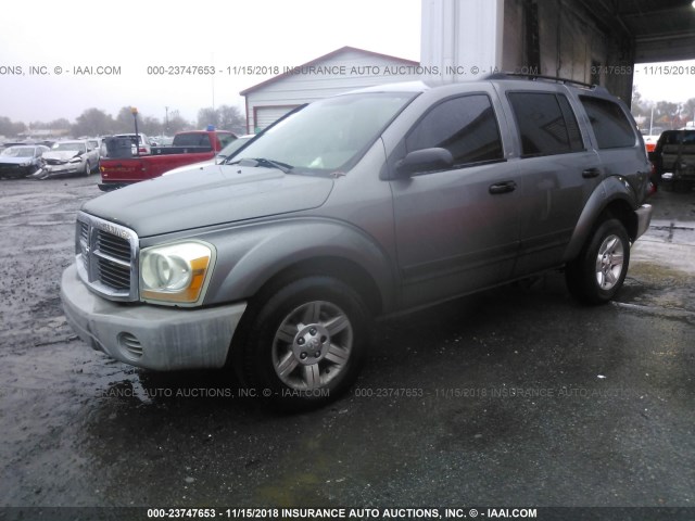 1D4HD38K05F598936 - 2005 DODGE DURANGO ST GRAY photo 2