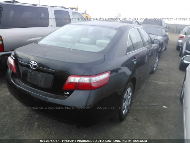 4T1BE46K07U672097 - 2007 TOYOTA CAMRY NEW GENERAT CE/LE/XLE/SE BLACK photo 4