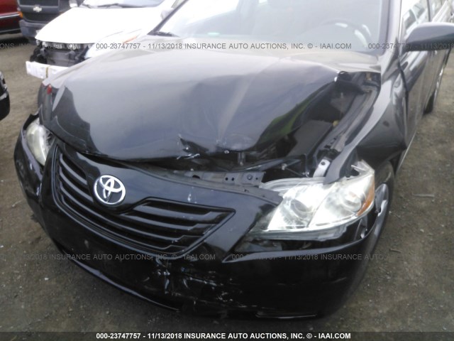 4T1BE46K07U672097 - 2007 TOYOTA CAMRY NEW GENERAT CE/LE/XLE/SE BLACK photo 6