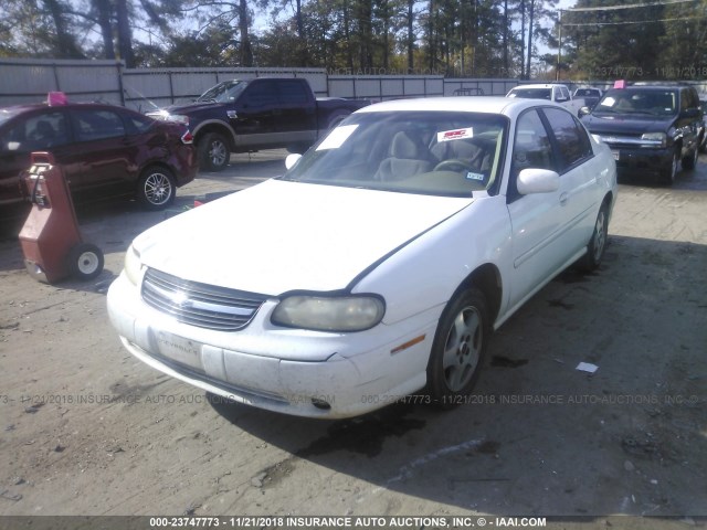 1G1NE52J93M551060 - 2003 CHEVROLET MALIBU LS WHITE photo 2