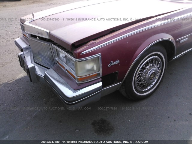 1G6AS6983DE814102 - 1983 CADILLAC SEVILLE RED photo 6