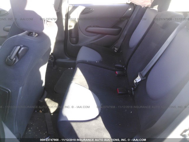 JHMGD38627S014816 - 2007 HONDA FIT S 银色 照片 8