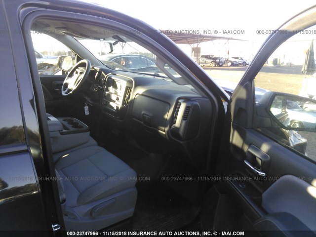 1GCRCPEC5EZ373578 - 2014 CHEVROLET SILVERADO C1500 BLACK photo 5