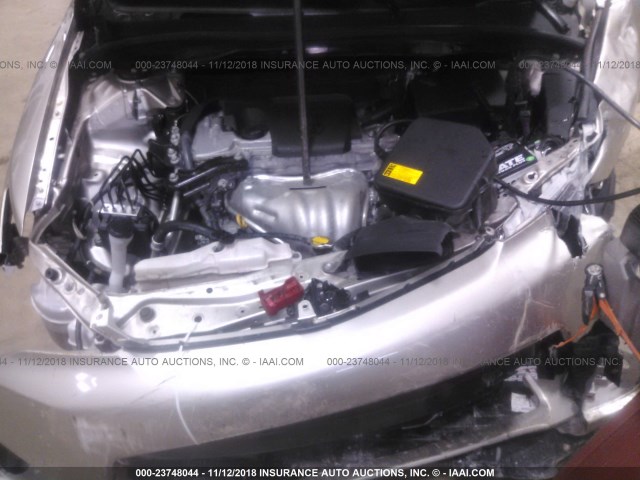 4T1BF1FK0EU838739 - 2014 TOYOTA CAMRY L/SE/LE/XLE SILVER photo 10