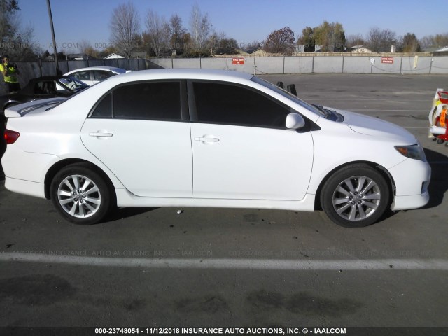 1NXBU40E79Z102901 - 2009 TOYOTA COROLLA S/LE/XLE WHITE photo 6