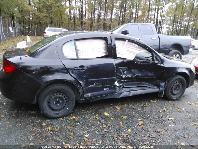 1G1AD5F54A7186670 - 2010 CHEVROLET COBALT 1LT BLACK photo 6