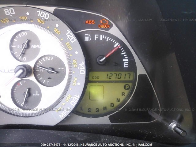 JTHBD192X40093282 - 2004 LEXUS IS 300 BLACK photo 7