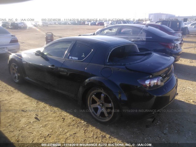 JM1FE1C44A0404419 - 2010 MAZDA RX8 BLACK photo 3