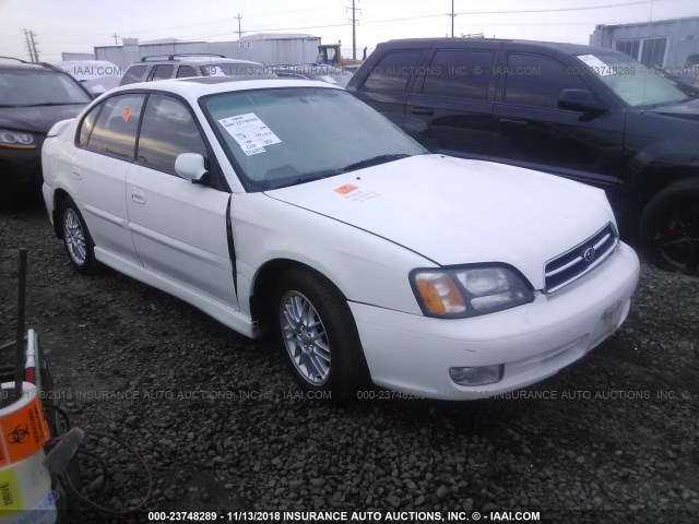 4S3BE645417203601 - 2001 SUBARU LEGACY GT WHITE photo 1