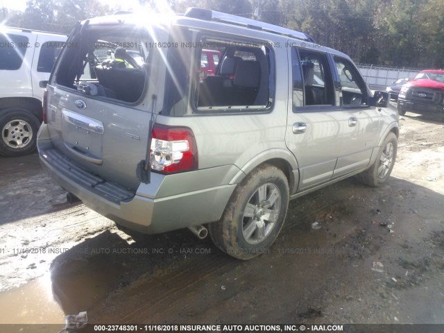 1FMFU19568LA36705 - 2008 FORD EXPEDITION LIMITED GRAY photo 4