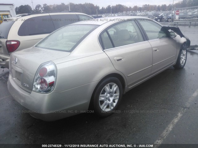 1N4AL11D85C122474 - 2005 NISSAN ALTIMA S/SL BEIGE photo 4