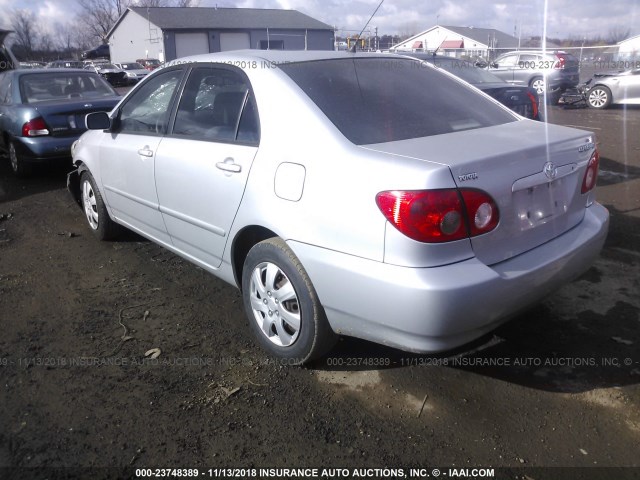 1NXBR32E96Z690952 - 2006 TOYOTA COROLLA CE/LE/S SILVER photo 3