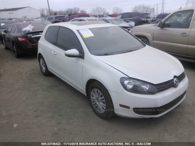 WVWAA7AJ7CW028154 - 2012 VOLKSWAGEN GOLF 白色 照片 1