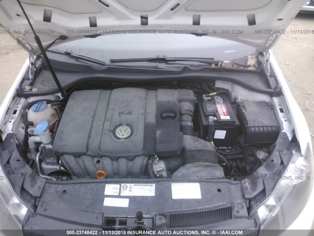 WVWAA7AJ7CW028154 - 2012 VOLKSWAGEN GOLF 白色 照片 10