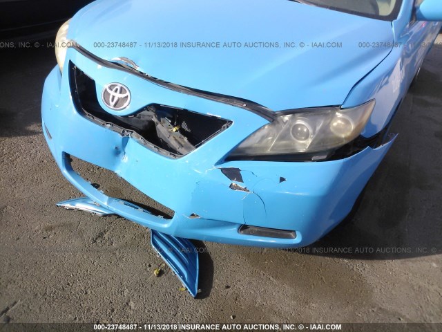 4T1BE46K49U395392 - 2009 TOYOTA CAMRY SE/LE/XLE ლურჯი ფოტო 6
