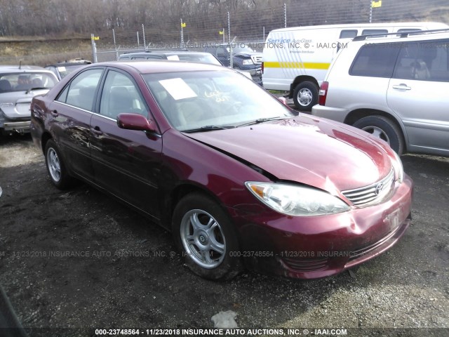 4T1BE30K86U159990 - 2006 TOYOTA CAMRY LE/XLE/SE RED photo 1