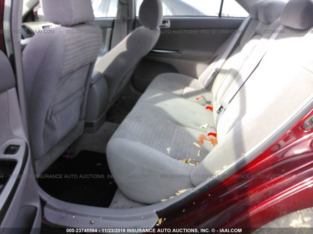 4T1BE30K86U159990 - 2006 TOYOTA CAMRY LE/XLE/SE RED photo 8
