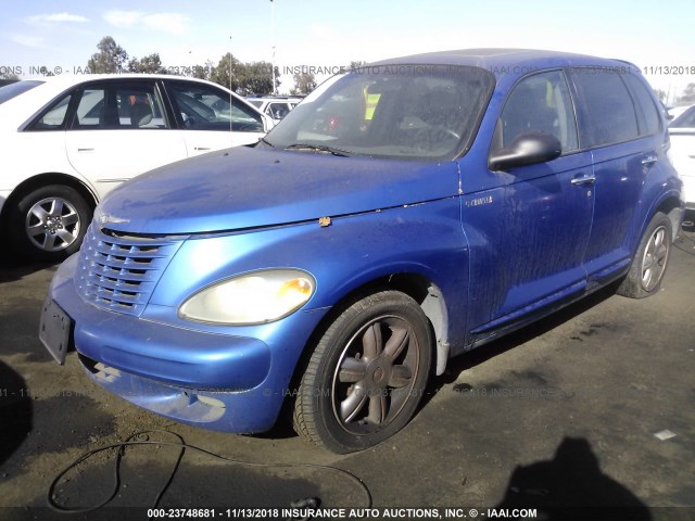 3C8FY68BX4T305749 - 2004 CHRYSLER PT CRUISER LIMITED BLUE photo 2