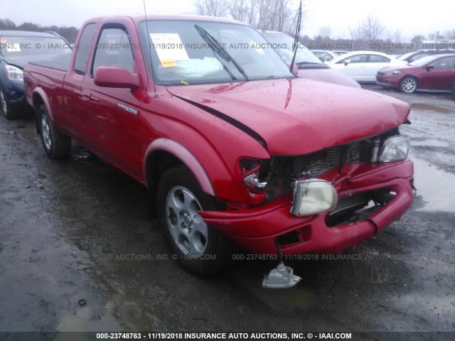 5TEVN52NX1Z801940 - 2001 TOYOTA TACOMA XTRACAB S-RUNNER RED photo 1