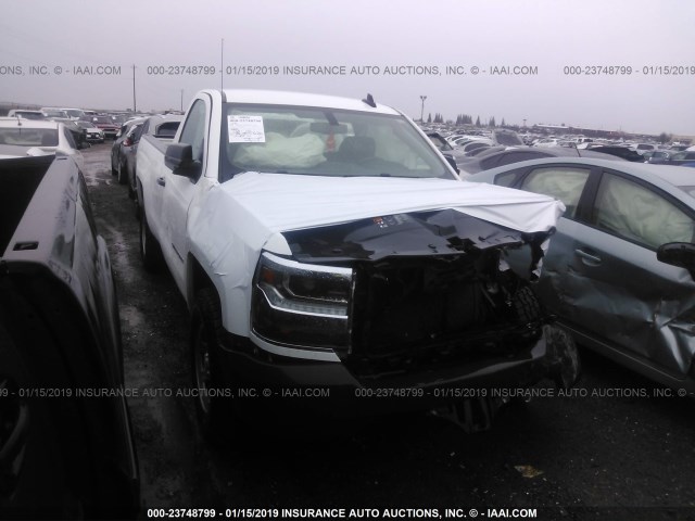 1GCNCNECXGZ379284 - 2016 CHEVROLET SILVERADO C1500/C1500  LS WHITE photo 1