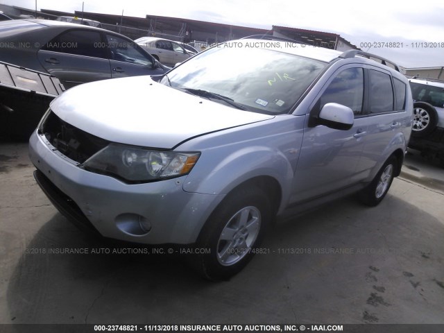 JA4LT21W49Z007054 - 2009 MITSUBISHI OUTLANDER ES SILVER photo 2