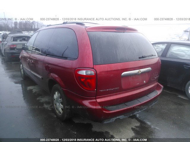 2A4GP54L56R772093 - 2006 CHRYSLER TOWN & COUNTRY TOURING RED photo 3