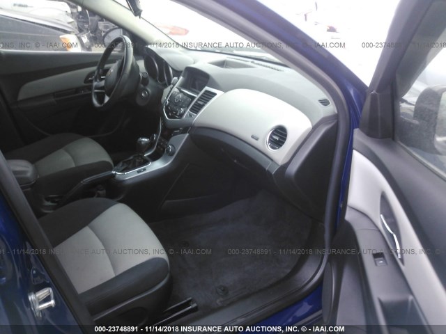 1G1PD5SH6C7255582 - 2012 CHEVROLET CRUZE LS BLUE photo 5