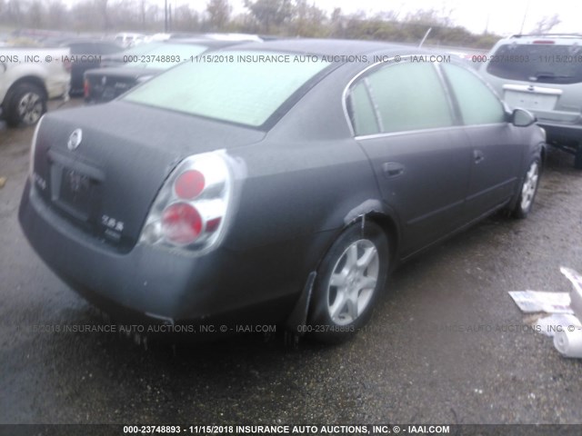 1N4AL11D96C228188 - 2006 NISSAN ALTIMA S/SL GRAY photo 4