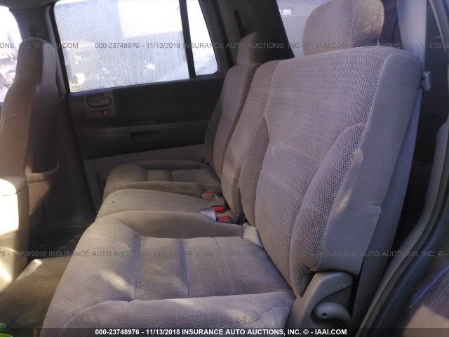 1B4HS48NX2F117117 - 2002 DODGE DURANGO SLT MAROON photo 8