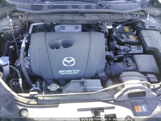 JM3KE4CY8G0865934 - 2016 MAZDA CX-5 TOURING Черный фото 10