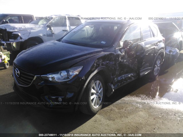 JM3KE4CY8G0865934 - 2016 MAZDA CX-5 TOURING Черный фото 2