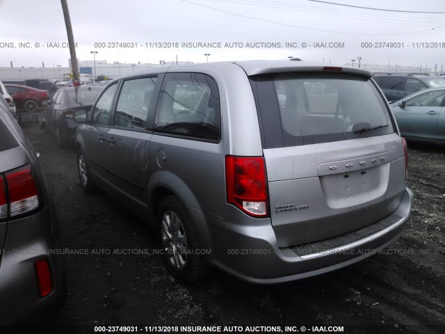 2C4RDGBG8GR278286 - 2016 DODGE GRAND CARAVAN SE GRAY photo 3