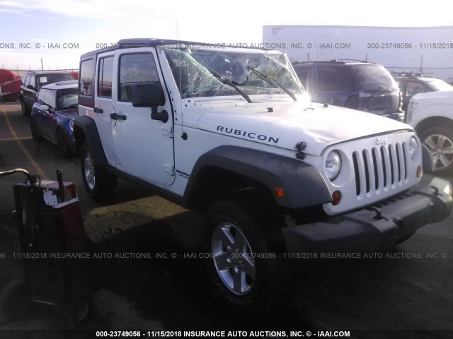 1C4HJWFG7DL612353 - 2013 JEEP WRANGLER UNLIMITE RUBICON WHITE photo 1