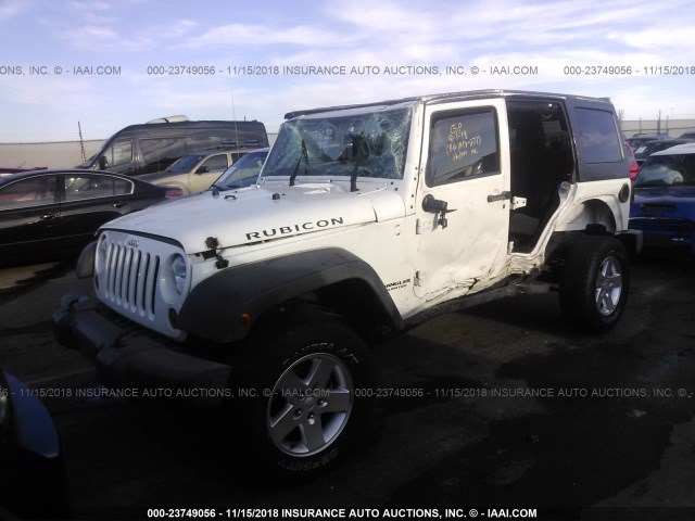 1C4HJWFG7DL612353 - 2013 JEEP WRANGLER UNLIMITE RUBICON WHITE photo 2