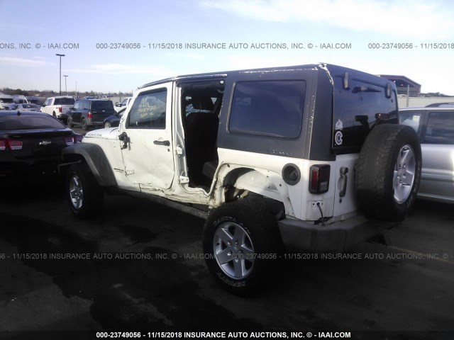 1C4HJWFG7DL612353 - 2013 JEEP WRANGLER UNLIMITE RUBICON WHITE photo 3