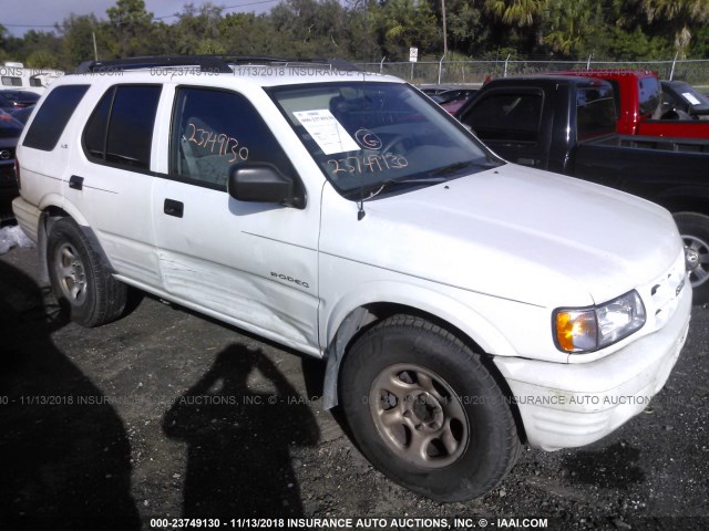 4S2CK58W324315274 - 2002 ISUZU RODEO S/LS/LSE WHITE photo 1