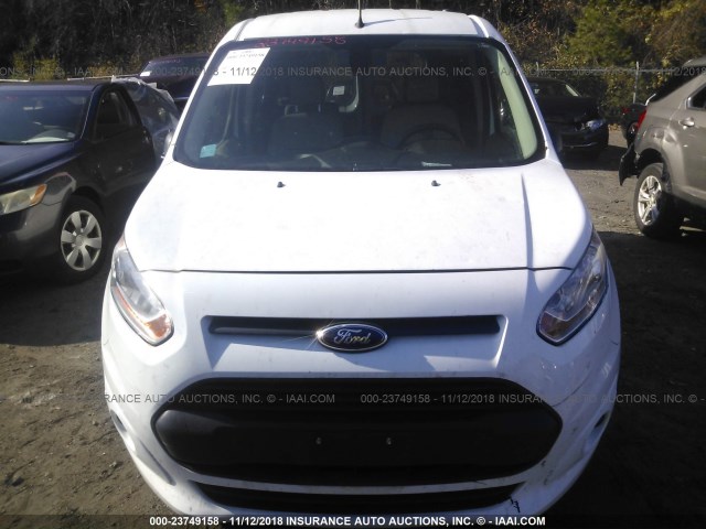 NM0GS9F77G1277487 - 2016 FORD TRANSIT CONNECT XLT WHITE photo 6