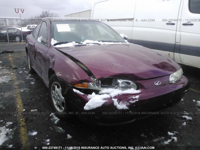 1G3NK52F84C236950 - 2004 OLDSMOBILE ALERO GX BURGUNDY photo 1