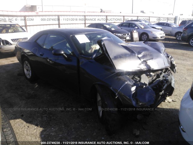 2C3CDYAG3DH607513 - 2013 DODGE CHALLENGER SXT GRAY photo 1