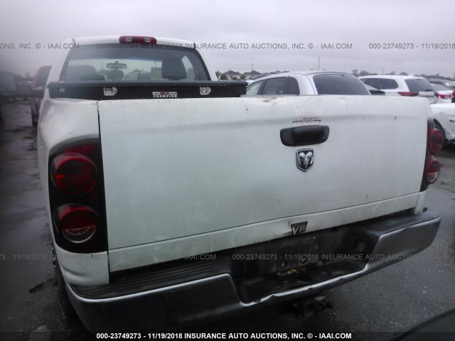 3D7KR26D27G817552 - 2007 DODGE RAM 2500 ST/SLT WHITE photo 6